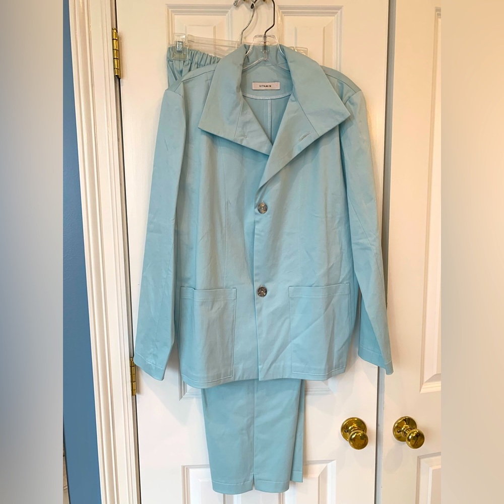 Vitamin boutique brand Aqua cotton suit